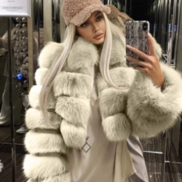 Veste fourrure chic