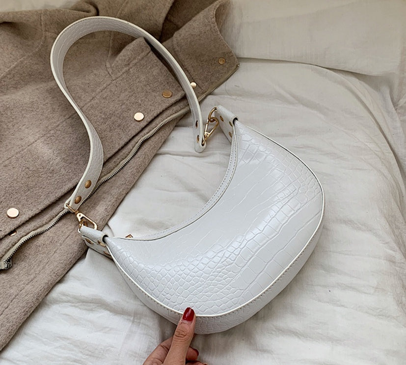 Sac a main simili cuir crocodile