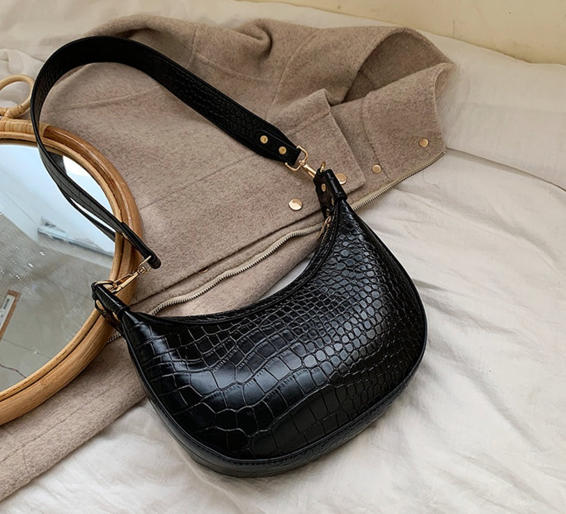 Sac a main simili cuir crocodile