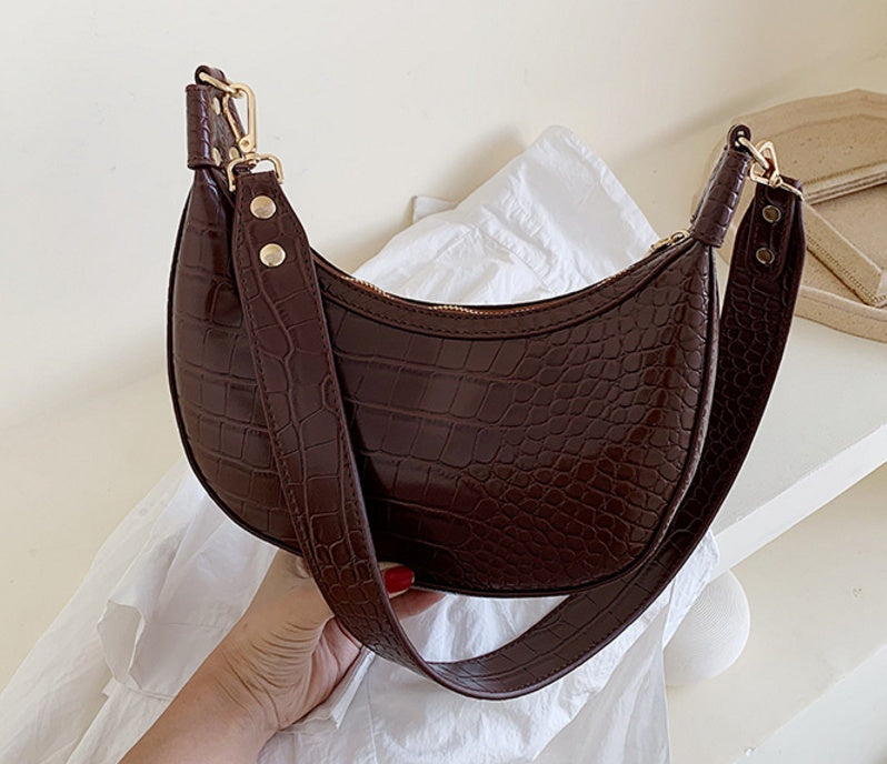 Sac a main simili cuir crocodile