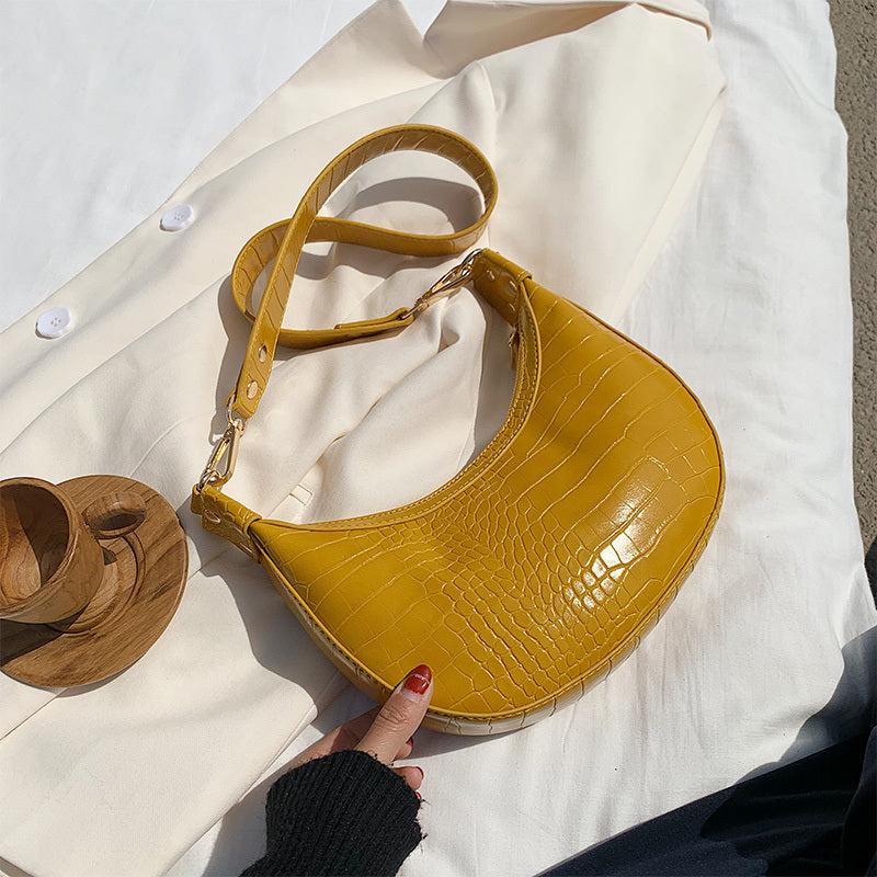 Sac a main simili cuir crocodile