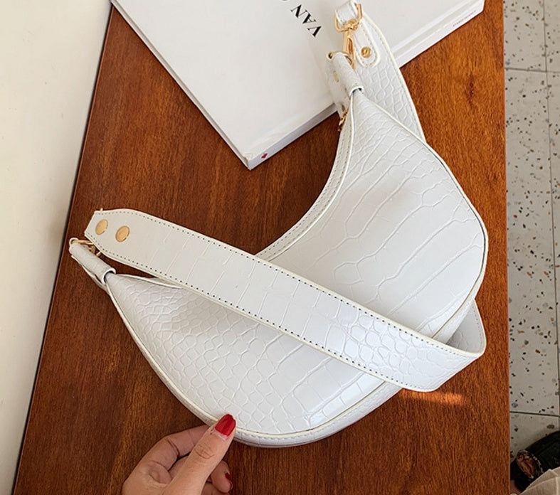Sac a main simili cuir crocodile